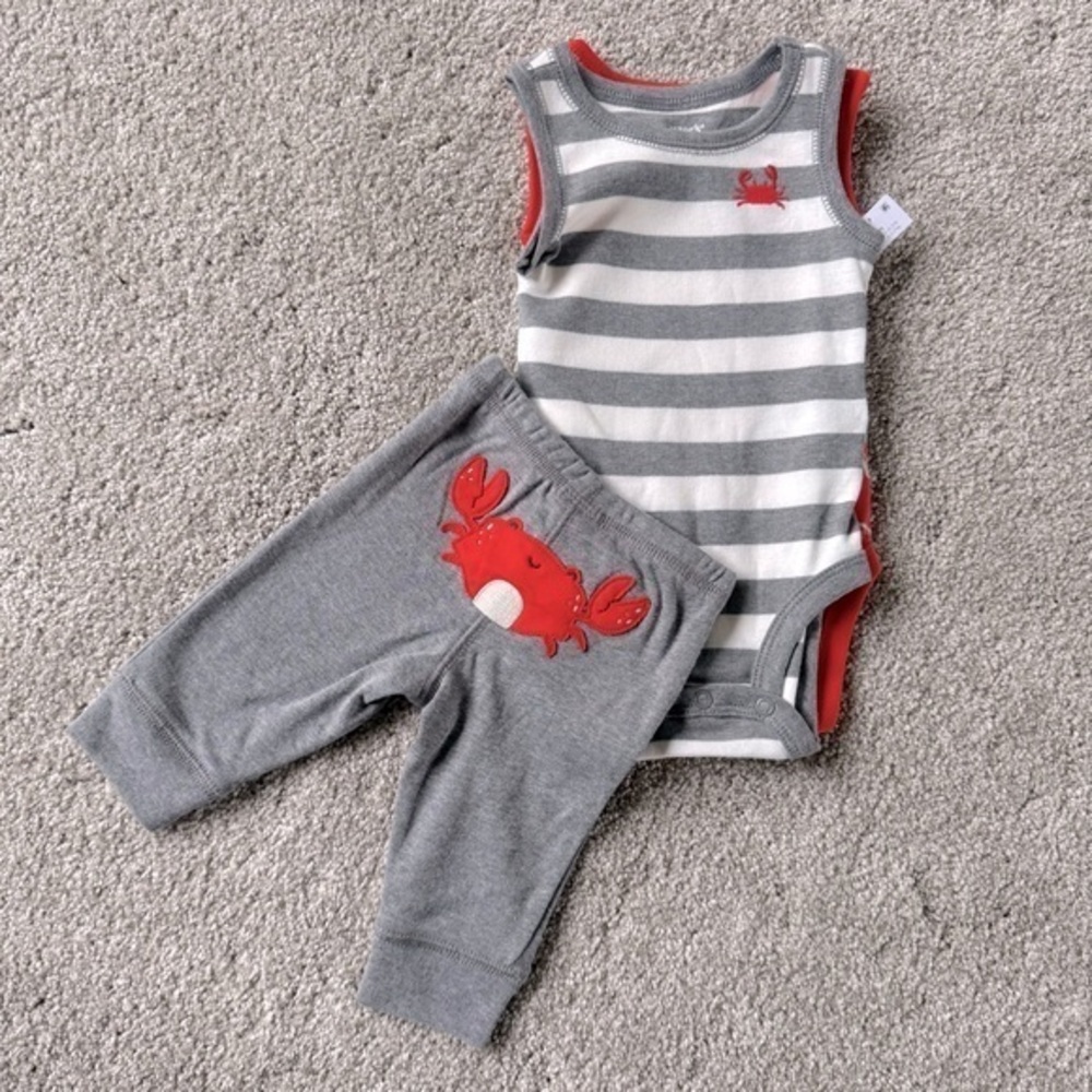 NWT Carters infant three piece outfit size 3 months
